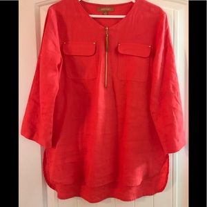 Ellen Tracy Linen Top